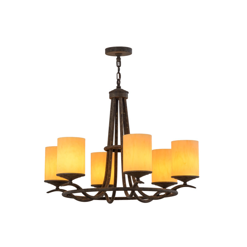 Burgoyne 6 - Light Chandelier