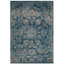Cynara Distressed Floral Vintage Medallion 5x8 Area Rug in Silver Blue Teal and Beige by Modway-96901515