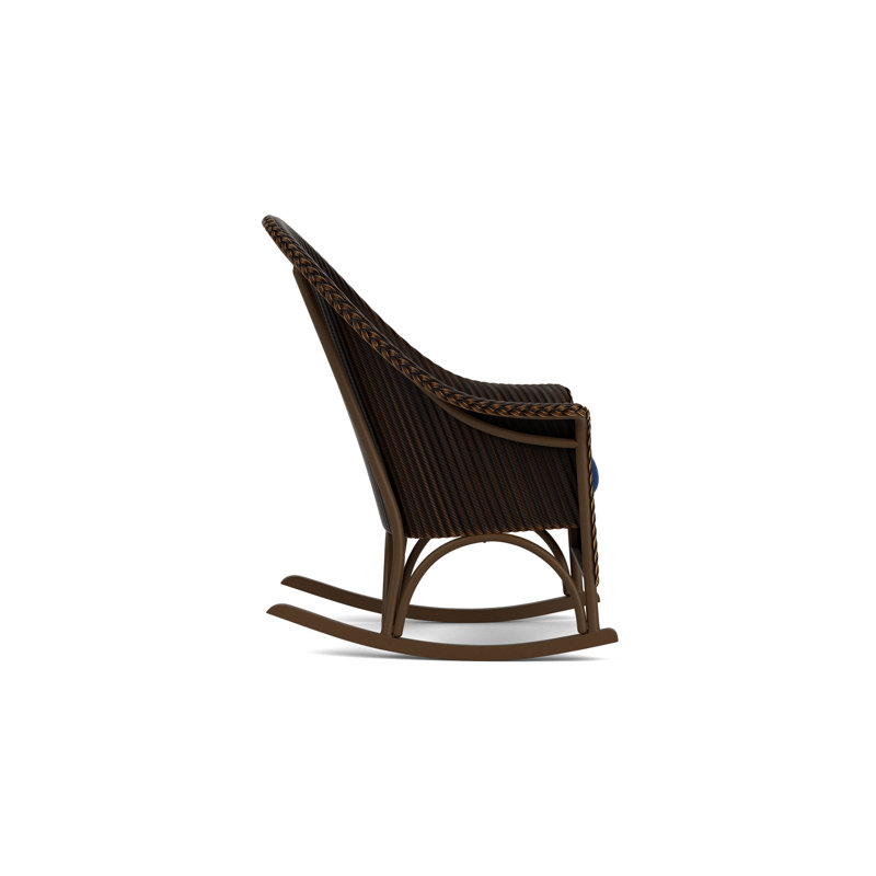 Universal Loom Accessories Outdoor Rocker Chair, Flagship Lapis Sunbrella®, Mink