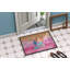 Tapis de porte pour l’extérieur antidérapant blonde sirène-38381910