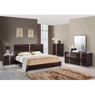 Commode 6 tiroirs avec miroir