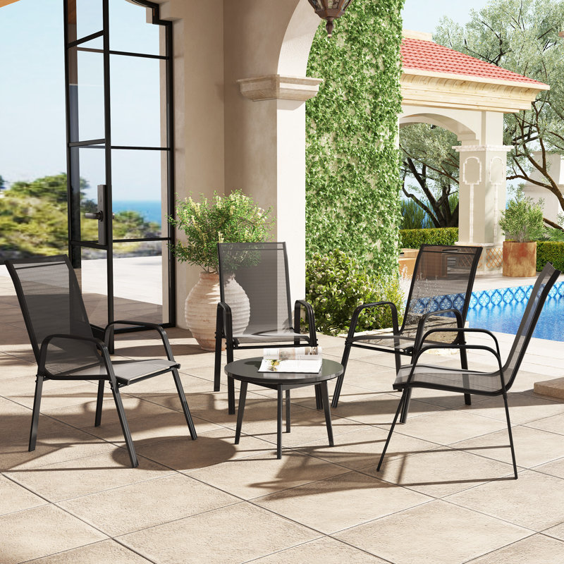 Stacking Patio Dining Armchair
