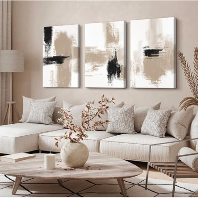 3 Piece Wrapped Canvas Wall Art