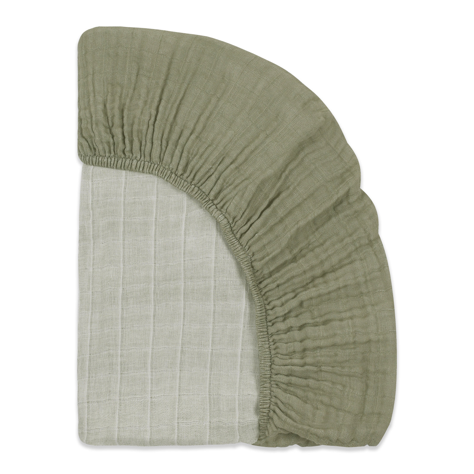 Matcha Muslin Mini Crib Sheet