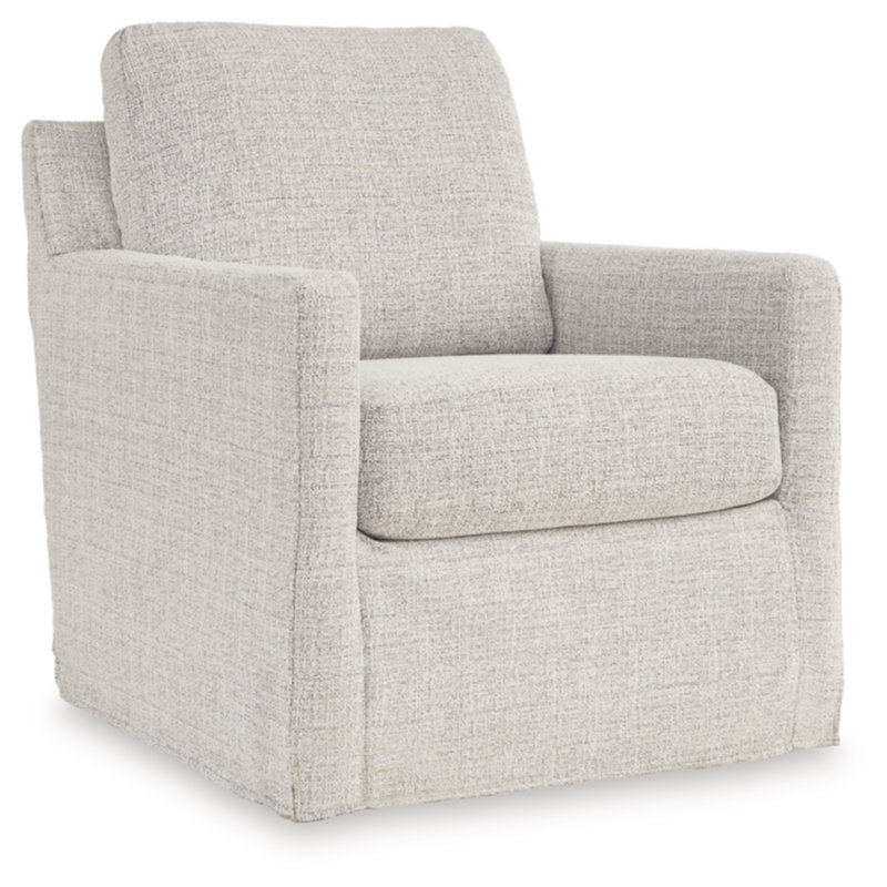 Aughnahoy Swivel Armchair, Ivory