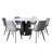 Cherno 6 - Person Pedestal Dining Set-1270748748