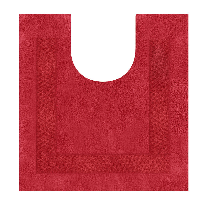 Tapis doux en coton Classy, Red
