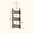 Rustic Three-Tier Wooden Wall Organizer