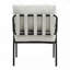Fauteuil d'appoint rembourré avec structure en métal-898280706