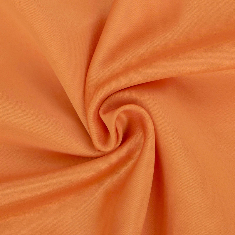 Ensemble de housse de couette 3 pièces, ensemble d'édredon en satin avec fermeture à glissière cachée - NTBAY, Orange
