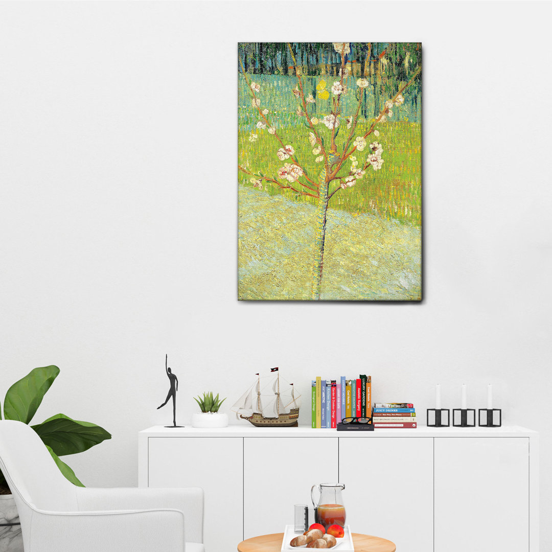 Leinwandbild Peach Blossom von Vincent Van Gogh