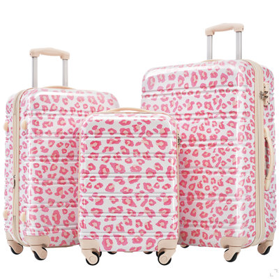 Valise à roulettes Hardshell 3 pièces avec valise TSA
