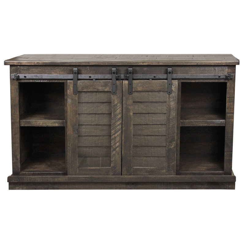 Brizendine Media Console, Rustic Driftwood