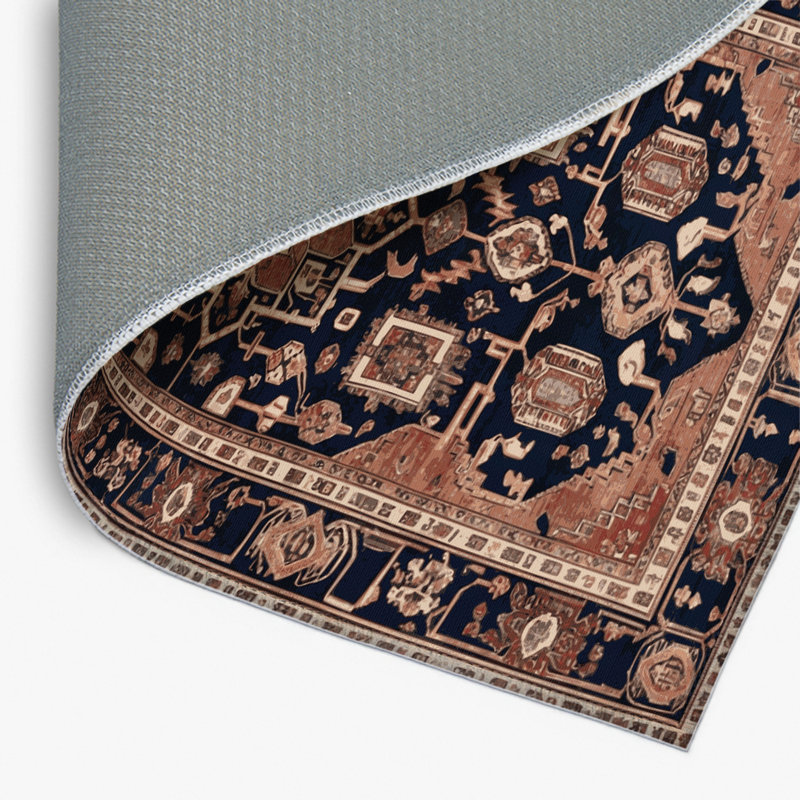 Tapis d'intérieur et d'extérieur brun Persian, Rectangulaire 2 pi x 3 pi