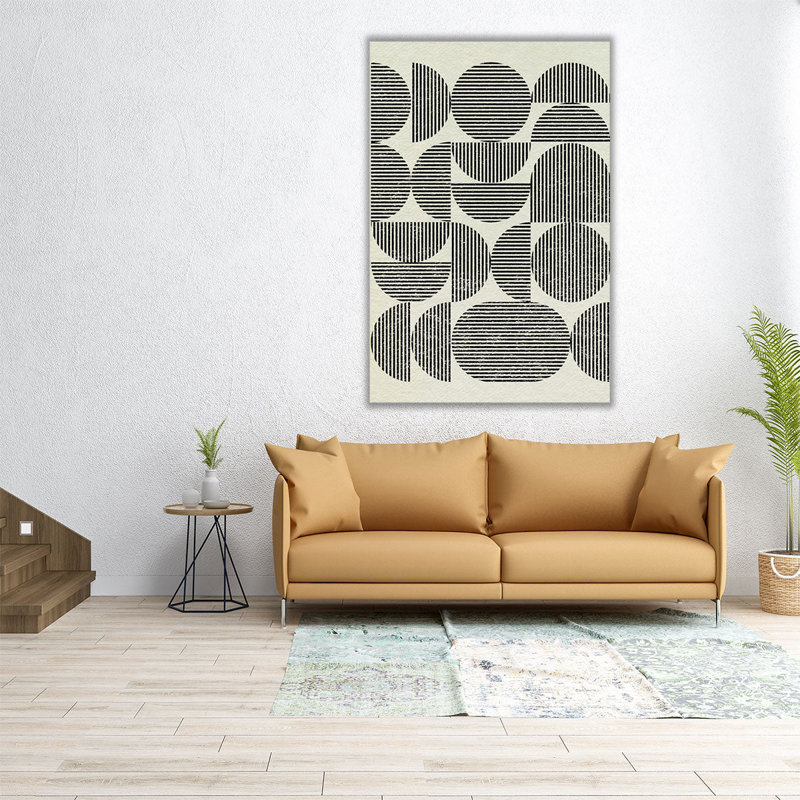 Geo Alignment I - reproduction d'art sur toile, H 48 po x l 32 po