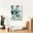 'Spontaneous 1 Sapphire' by Danhui Nai Canvas Wall Art-108584556