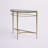 Genevieve 35.9'' Glass Top Console Table