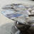 Microcrystalline stone oval coffee table-555497981