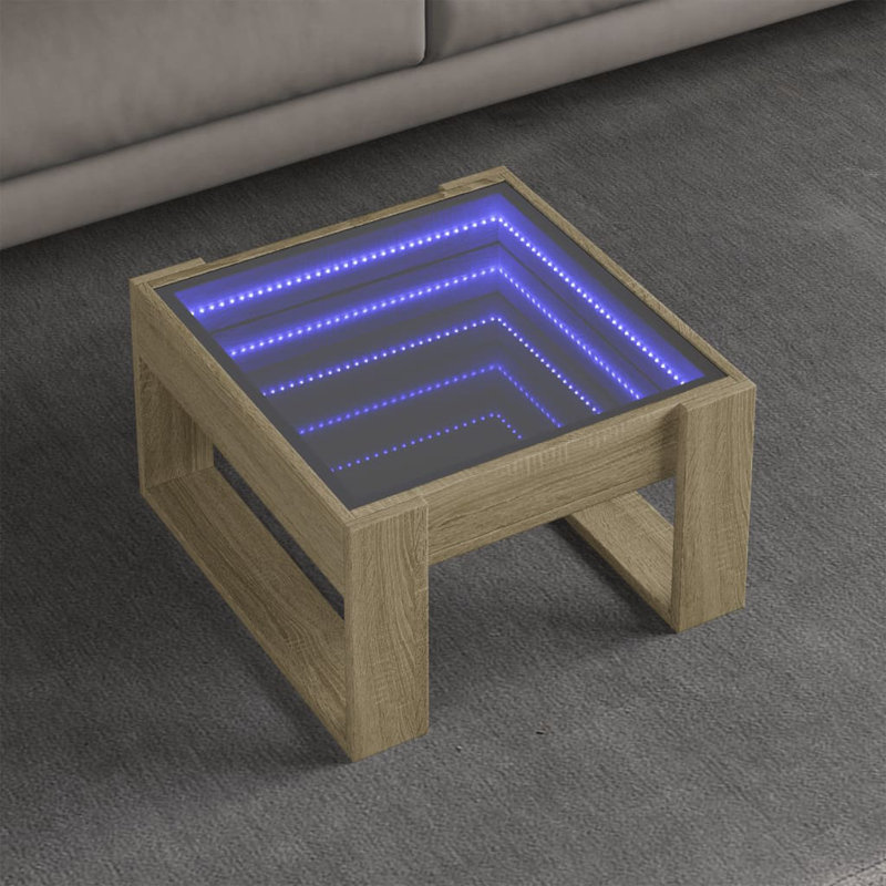 Cyndal Coffee Table, 30cm H x 50cm L x 53cm W, Sonoma Oak