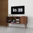 TV Stand with 1 storage and 3 shelves Cabinet-847876546