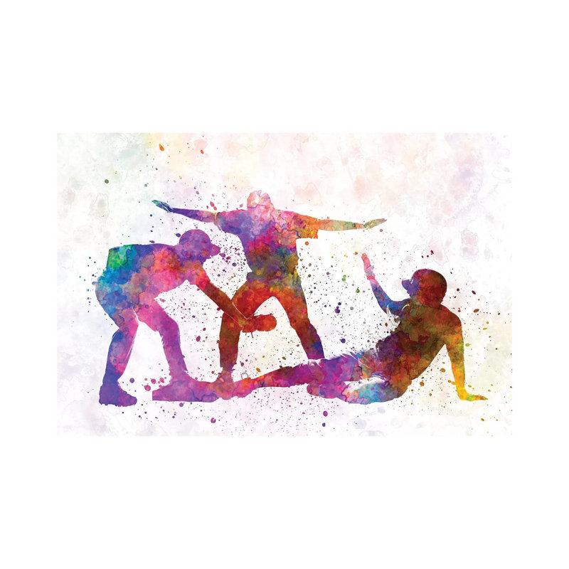 Baseball Players III by Paul Rommer - Wrapped Canvas Print, 101.6 cm H x 66.04 cm W