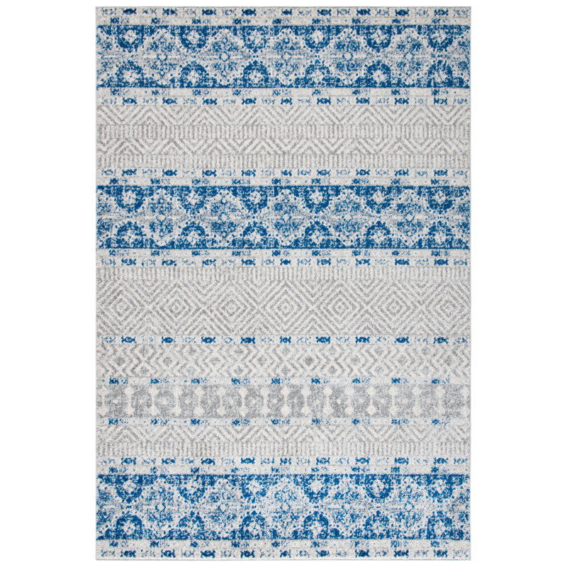 Tabb Geometric Hand Woven Area Rug, Rectangle 122 x 183 cm