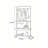 Stainless Steel Leather Rolling Coat Rack