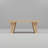 Modern Conference Table With Built-In Storage Shelves - Natural Wood Finish