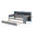 Wooden Daybed with Integrated Storage Shelves, Including a Pull-out Trundle Bed-482637225