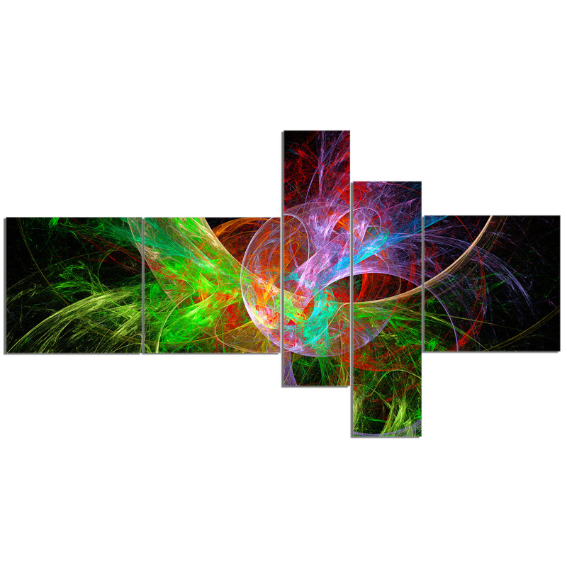 " Multi Colour Fractal Abstract Design "