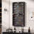 Wall Display Case with Glass Doors, Sports Card Display Case 10-Tier, Adjustable Glass Shelves, Shot Glass Display Case for Collectibles, Display Cabinet for Trading Cards, Black-1507549576