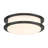 Ohara 10 in. Modern Matte Black Selectable 5 CCT Integrated LED Flush Mount for Bedrooms, 2-Pack-1261956771-1261956768