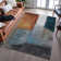 Premium Machine Washable Wayne AMF1100 Squares Rug
