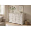 Buffet en bois massif 3 tiroirs