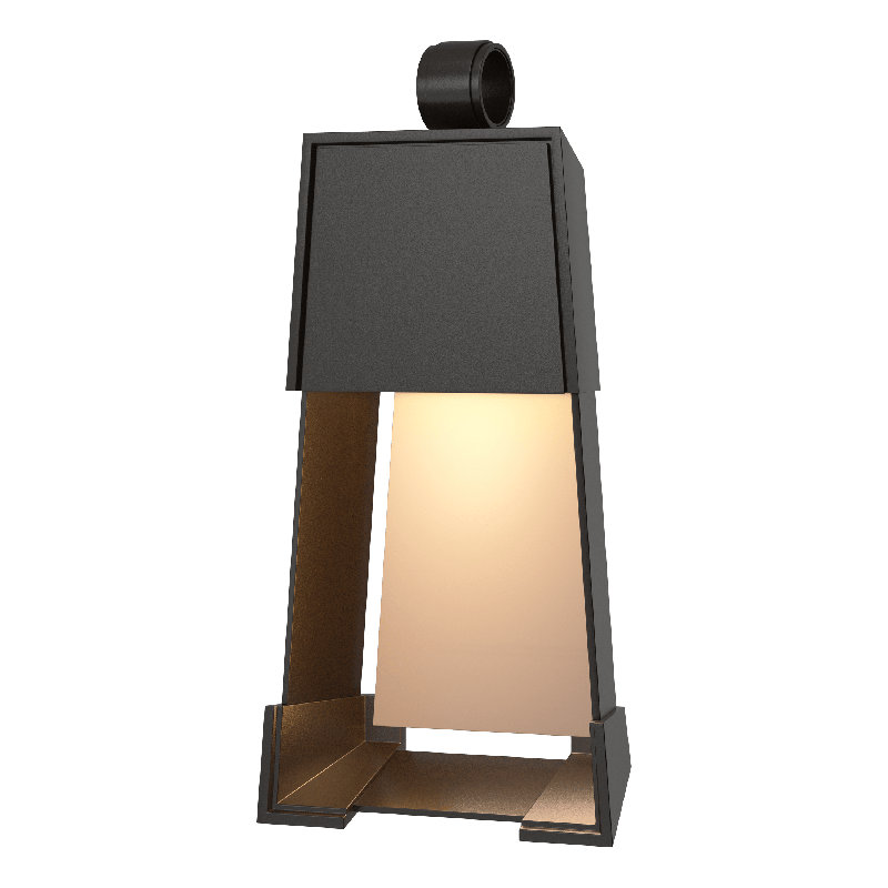 Revere Steel Wall Light, 19.1" H x 9.4" W x 4" D, Oil Rubbed Bronze, Coastal Dark Smoke
