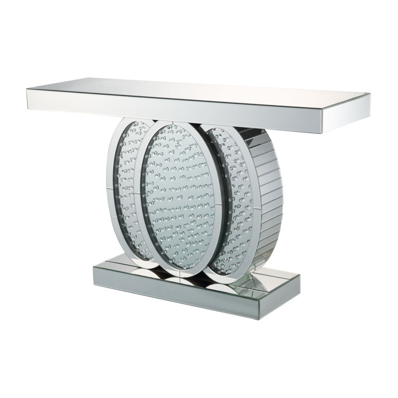 Console, miroir et faux cristaux