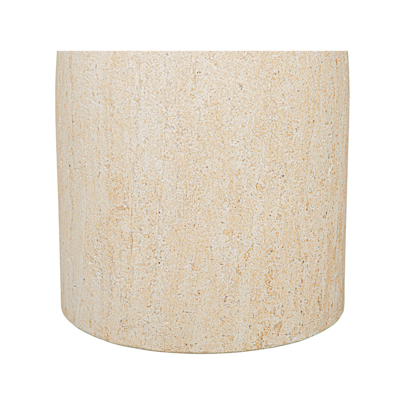 Outdoor Square Side Table, Beige