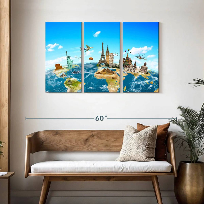 Monuments de voyage Senne, H 28 po x l 45 po