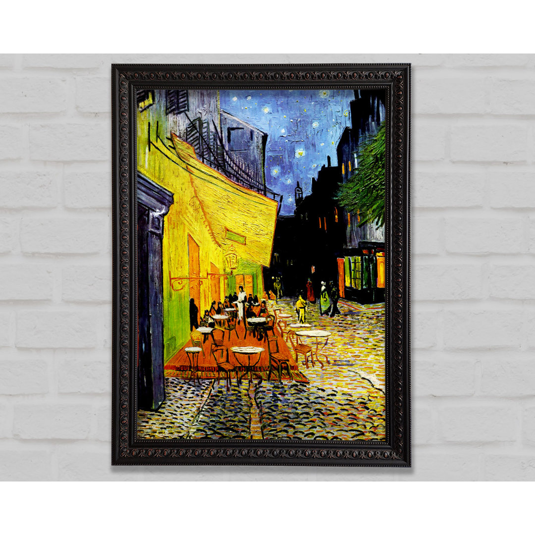 Van Gogh Cafe Terrace 2 - Einzelner Bilderrahmen Druck