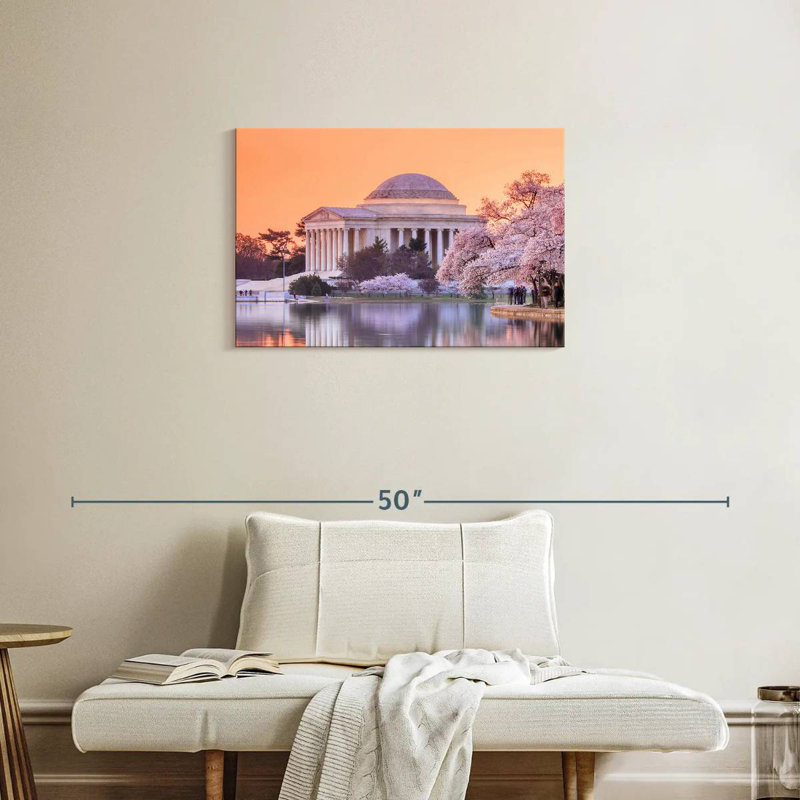 Sireci Jefferson Memorial Cherry Blossom, 20" H x 30" W