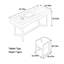 Bureau haut de gamme noir de luxe-129241260