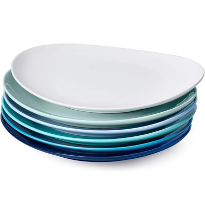 The Porcelain Dinner Plates - 11 Inch Dinner Plates Set of 6