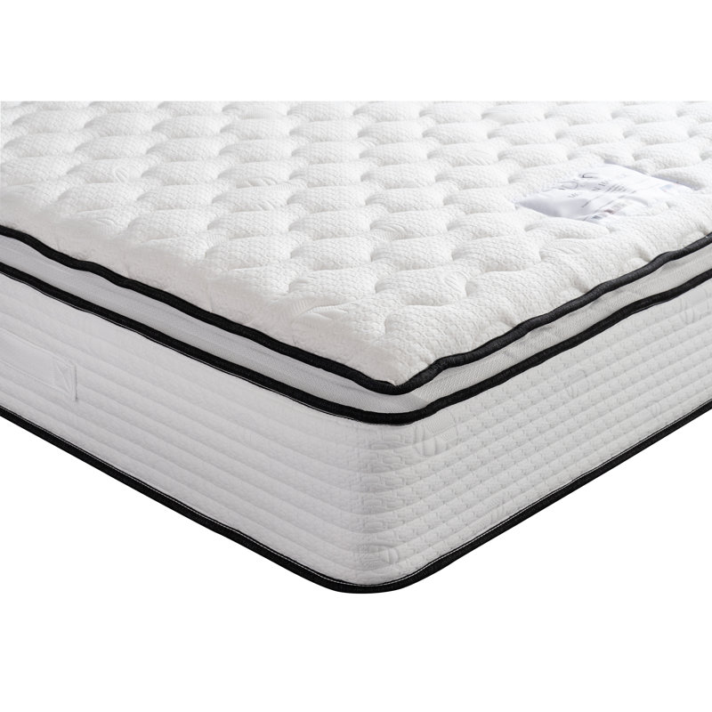 Ellian Morgan 1000 Pocket Sprung Pillow Top Silk Mattress, Kingsize (5')