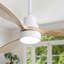 Ventilateur de plafond moderne 48 pouces avec 3 lumières