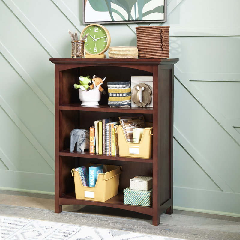 Sandisfield Solid Wood Bookcase, Coffee
