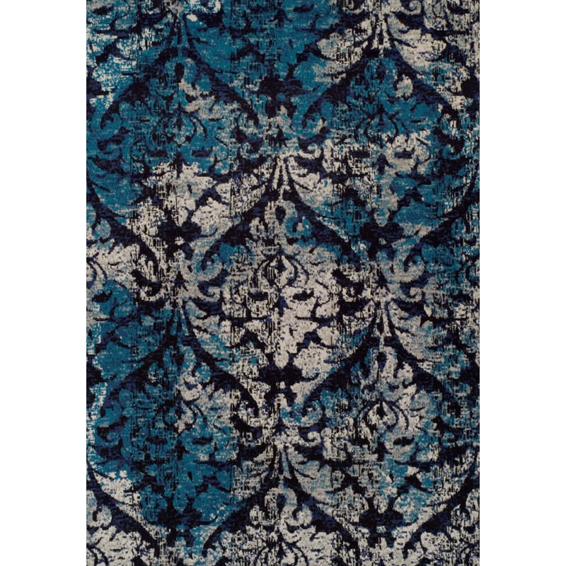 Tapis ikat bleu Maner, Rectangle 2 pi x 3 pi