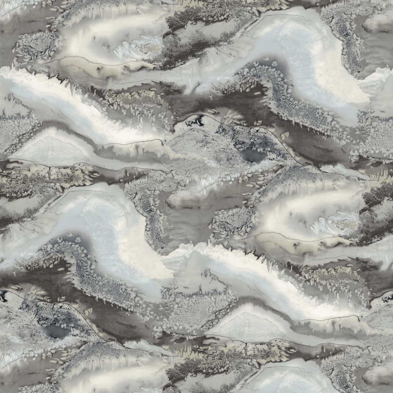 Reflected Obsidian Wallpaper, Snowflake