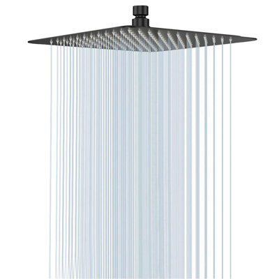 High Flow Stainless Steel Square Rainfall Shower