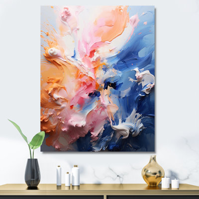 Fusion de rose et de bleu II - impression
