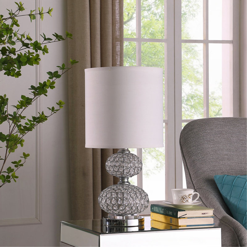 24" Mod Crystal inspired Retro Table Lamp